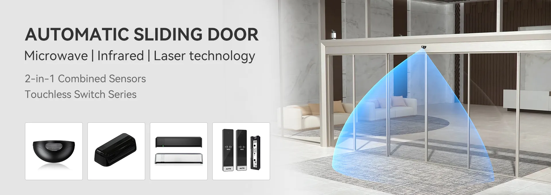 CANBO sensor for automatic sliding door microwave sensor infrared sensor laser sensor